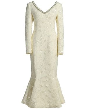 Hortons England Chloe Ivory Handmade Dress - Natural
