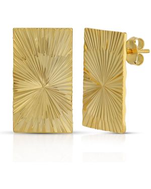 Native Gem Sunray Earrings - Metallic