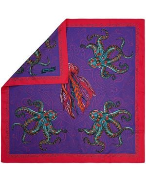 Janara Jones Marine Satin Twill Scarf - Purple