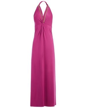 N'Onat Sophia Chain Maxi Dress - Purple