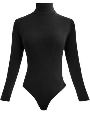 Ats the Label Bree Highneck Bodysuit - Black