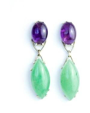 Karen Kriegel Adventure Earrings - Green