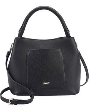 Paul Costelloe Rosa Leather Bag - Black