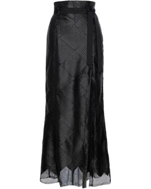 LAHIVE Peyton Leather Like Skirt - Black