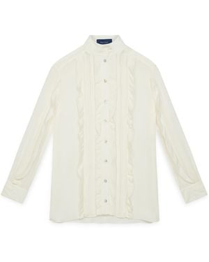 Amanda Thompson Couture Frankie Shirt Off - White