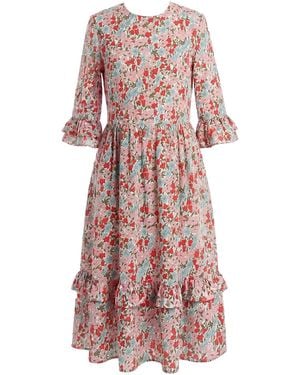 The Well Worn The Felicity Dress Arden Floral - Pink