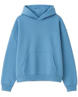 Éclectique Lightweight Terry Hoodie - Blue