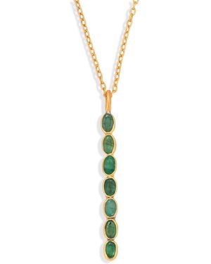 Opium Jewels Wand Pendant Necklace - Metallic