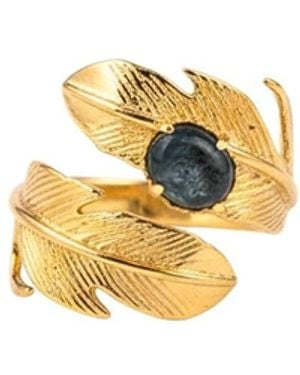 Jaredjamin Plume Sandstone Adjustable Ring - Metallic