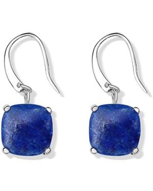 FV Jewellery La Stele Lapis And Dome Earrings - Blue