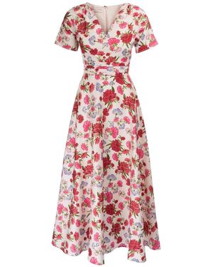 Sofia Tsereteli Blooming Blossom Belle Gown - Red