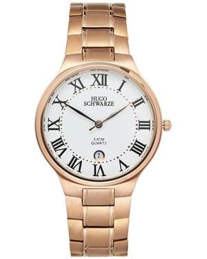 Bermuda Watch Company Hugo Schwarze Kahlo & Bracelet Watch - Metallic