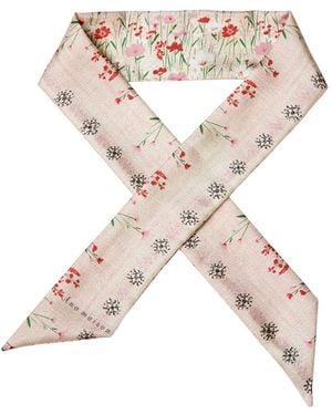Ana Maison Quiet Blooms Twilly Scarf - Multicolour
