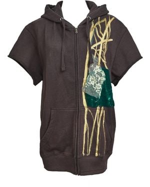 Saniya Khan Saniya Filigree Hoodie - Black
