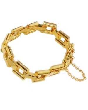 Lovard Flat Bamboo Bracelet - Metallic