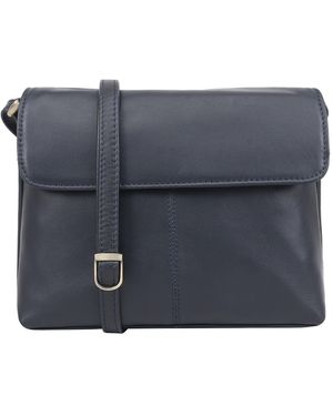 Lloyd Baker Kheda Leather Crossbody Bag - Blue