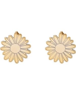 Silver Moon Sterling Earrings – Solar Bloom - Metallic