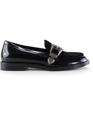 Notabene Corinna Loafers, Cow Fur - Black