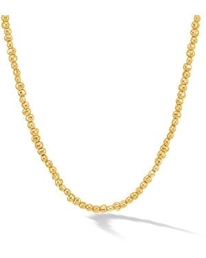 Dower & Hall Chunky Signature Nugget Necklace - Metallic