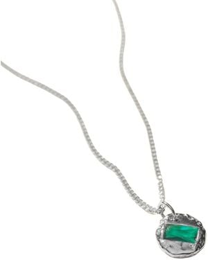 Muru Mini May Birthstone Necklace - Blue