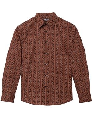 Maurice Saxe Savoy Shirt - Brown