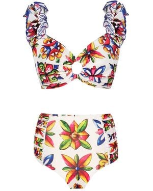 Nur Karaata Lily Sicilia Bikini Set - Red