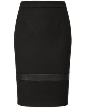 Conquista Classic Straight Skirt - Black