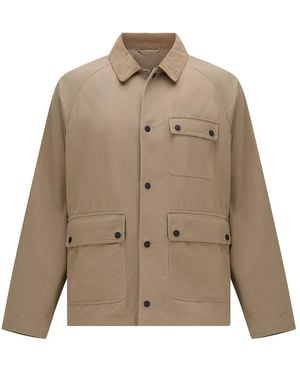 Guards London Ernest Cotton Utility Jacket - Natural