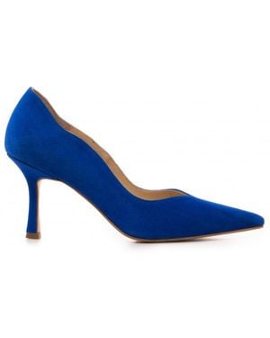 The 5Th Element Amalia Suede Court Shoes - Blue