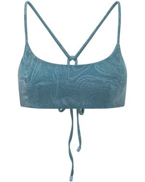 Baíah Aurora Balconette Bikini Top - Blue
