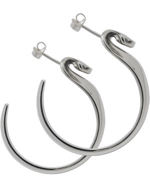 Strange Fruit Manasa Hoop Earrings - White