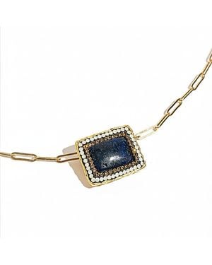 Ornare the Label Aria Necklace – Lapis Lazuli - Blue