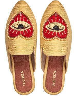 Fuchsia Shoes Neutrals Nazar Royale - Orange