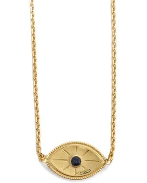 Gem Island L'Oeil Necklace - Metallic