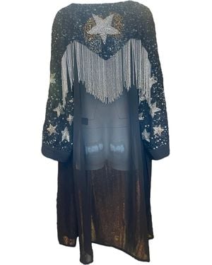 Any Old Iron And Beaded Western Star Duster - Blue