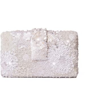 Simitri Chantilly Kitsch Clutch - Grey