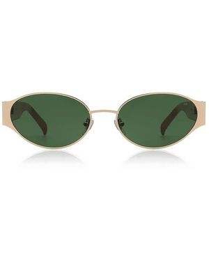 A.Kjærbede Bella Sunglasses Burnt Amber - Green