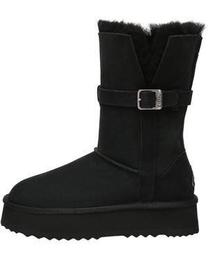 EverAu Australia Brush Platform Boots - Black