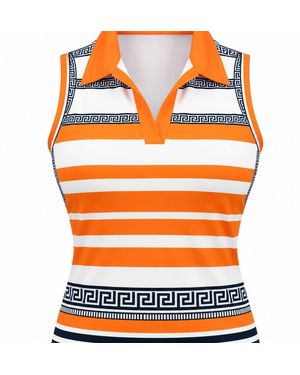 Live Kolibri Golden Fairway Polo Shirt - Orange