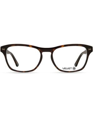 Velvet Eyewear Square Optical Style - Black