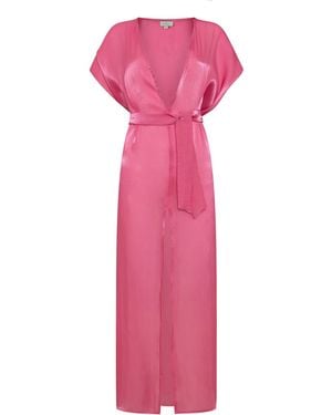 Leyla Maya Ltd Sophia Luxe Beach To Bar Dress - Pink