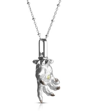 Kasun Hand Of The Protector Pendant - Metallic