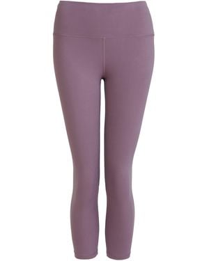 Perky Peach Move More Mauve Capri Leggings - Purple