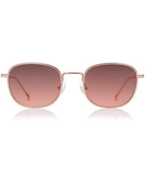 A.Kjærbede Hello Sunglasses Rosegold - Pink