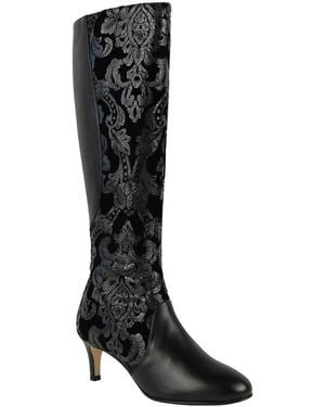 Moon D'elle Calante Knee High Boots - Black