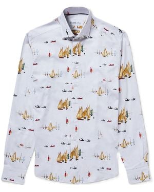 Blake Mill Lowry: Yachts Shirt - Blue