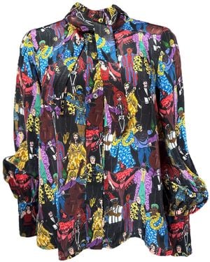 Any Old Iron Nola Heroes Necktie Shirt - Blue