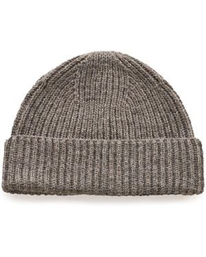 OUBAS Neutrals British Wool Beanie - Grey