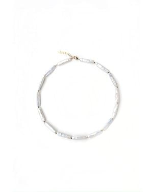 Astor & Orion Isla Pearl Necklace - White
