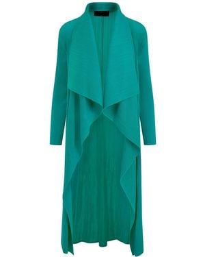 Beatrice von Tresckow Aqua Waterfall Crinkle Coat - Green